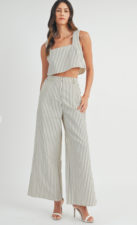 Stripe Tank & Pants Set of 2