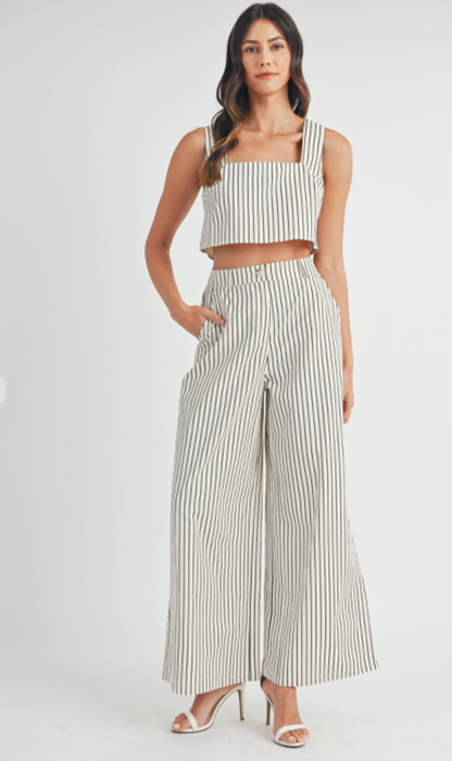 Stripe Tank & Pants Set of 2