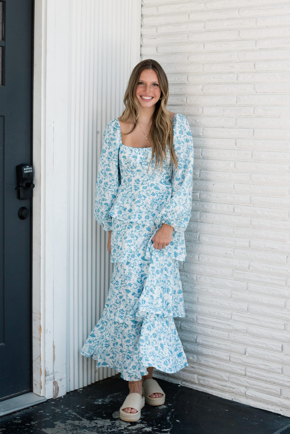 Sara Tiered Floral Maxi Dress