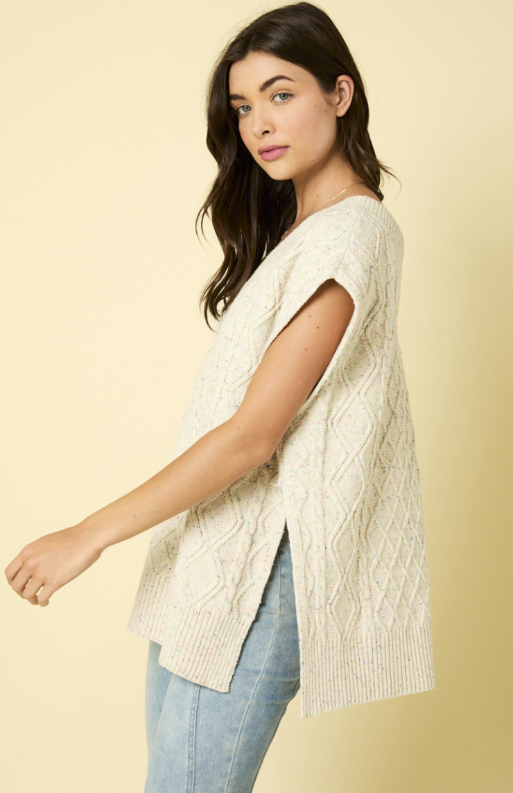 Jody Cable Knit Vest