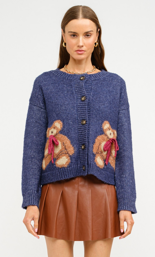 Teddy Bear Cardigan - Restocked