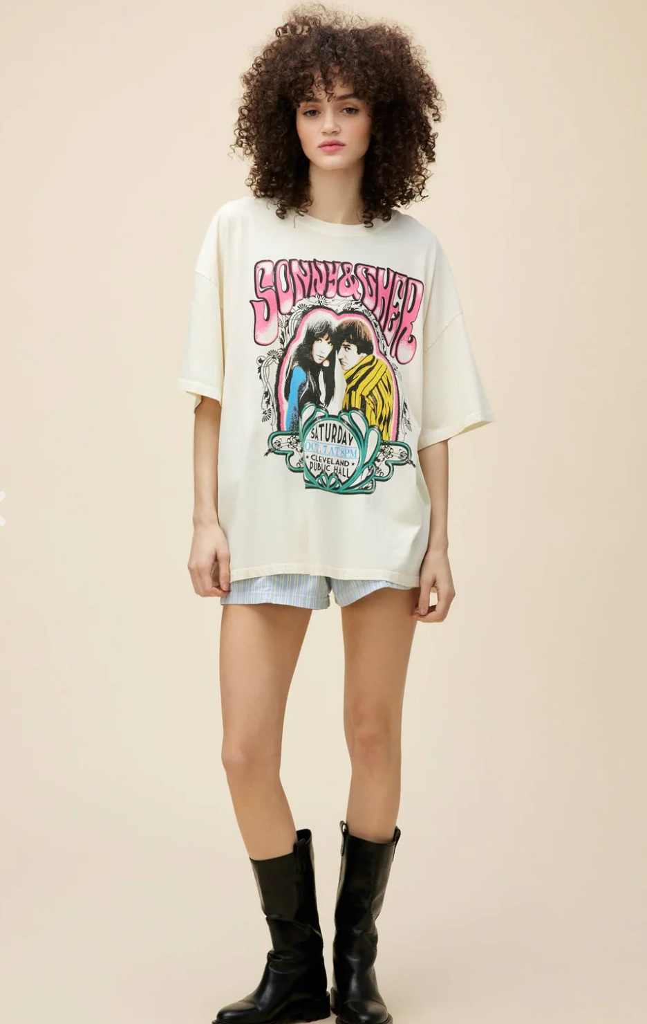 Sonny & Cher Cleveland OS Tee