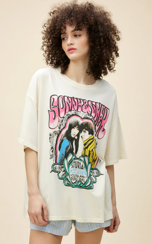 Sonny & Cher Cleveland OS Tee