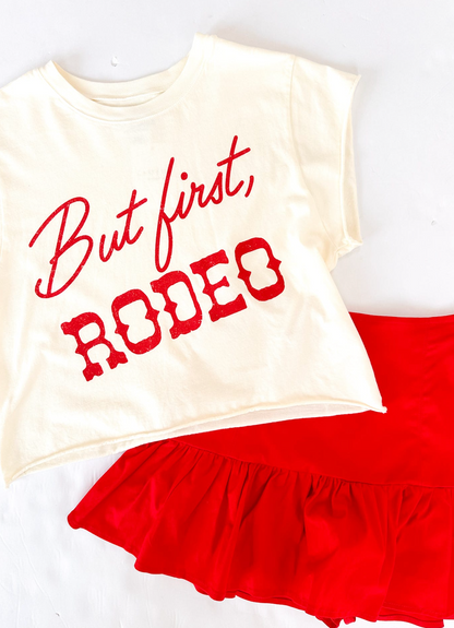 But First, Rodeo Crop Top