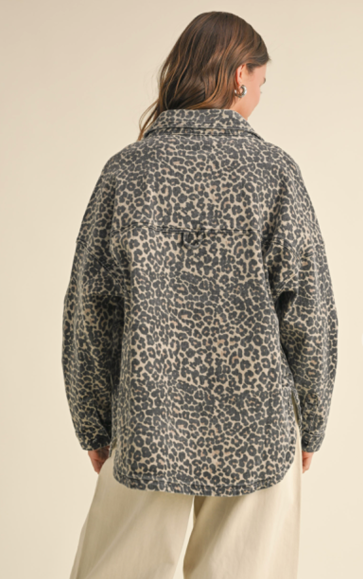 Oversized Leopard Shacket