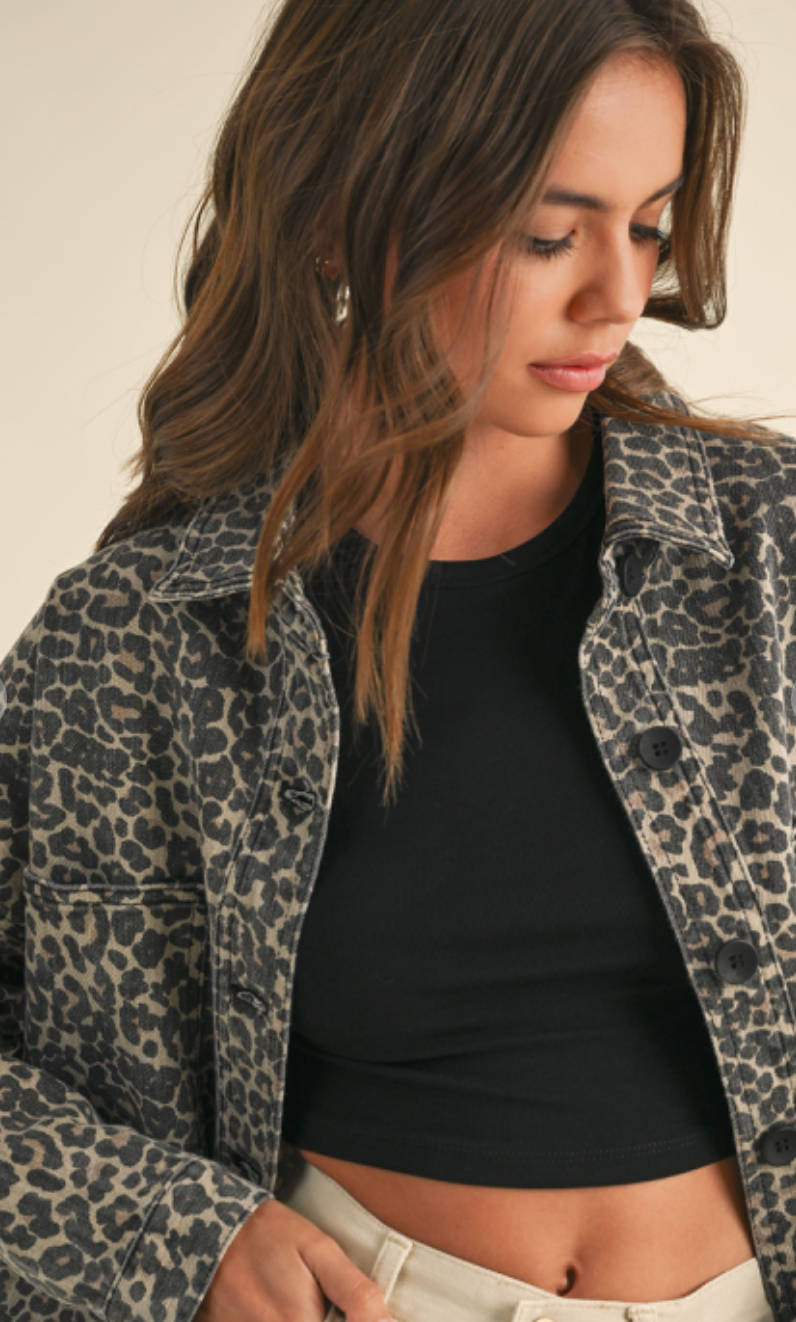 Oversized Leopard Shacket