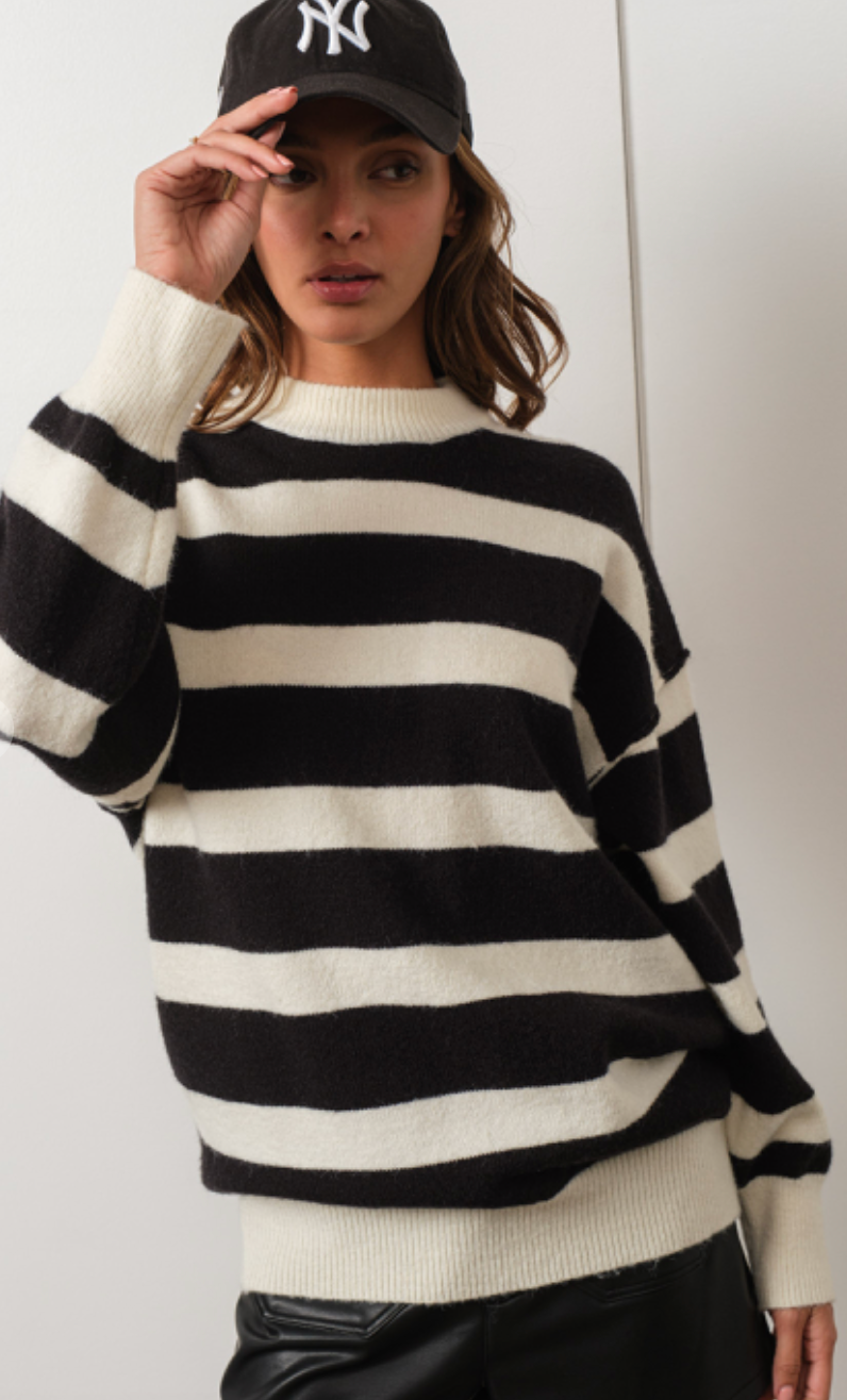 Rory Relaxed Stripe Sweater