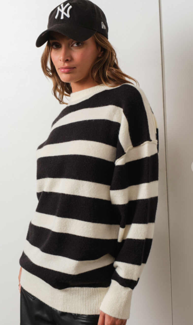 Rory Relaxed Stripe Sweater