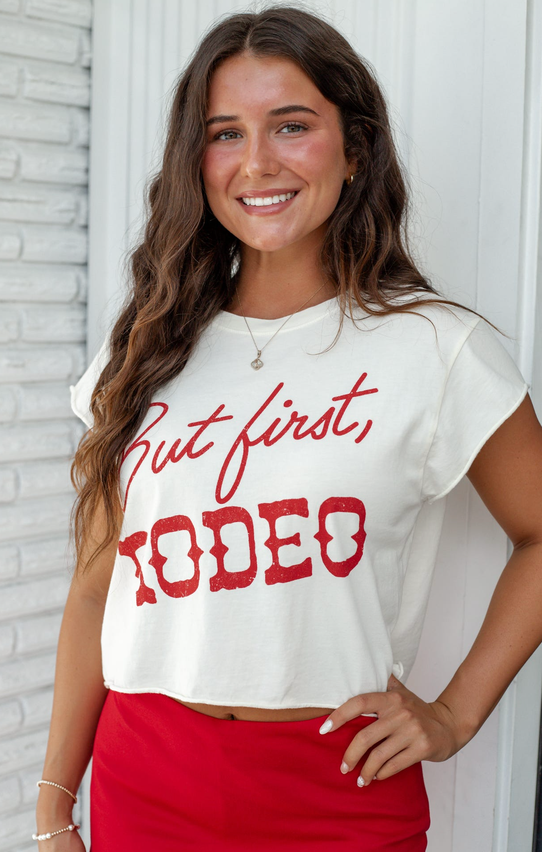 But First, Rodeo Crop Top