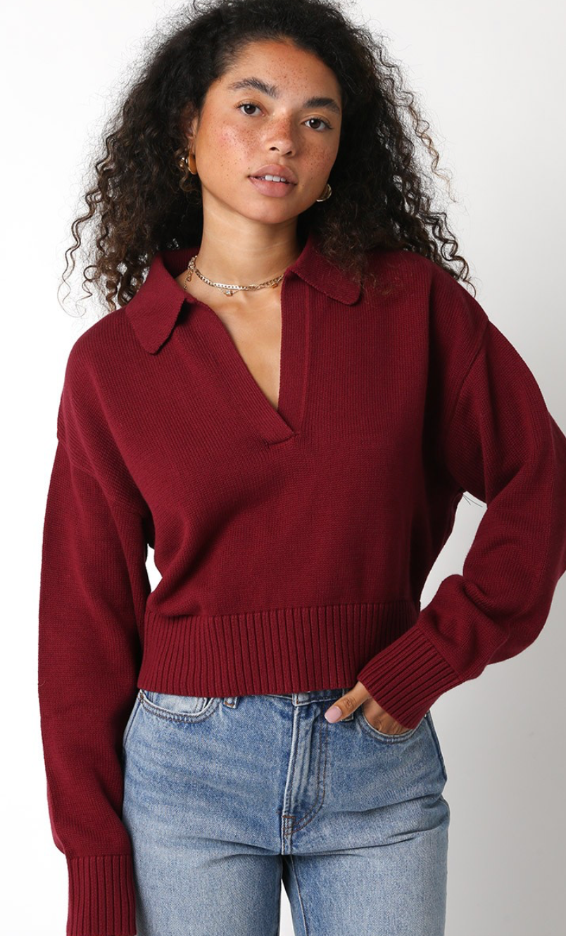 Roxy Sweater Maroon