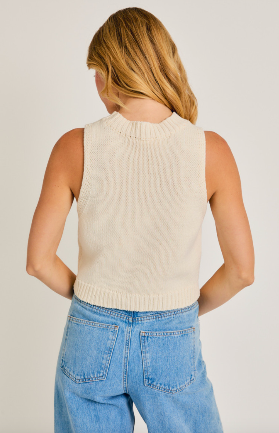 SKI Sleeveless Sweater Tank