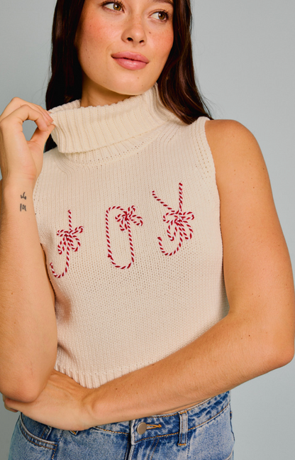 Novelty "Joy" Sweater Top