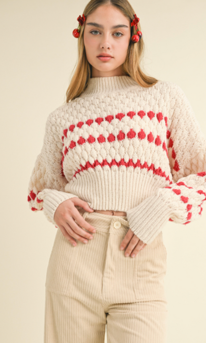 Bonnie Pop of Color Sweater