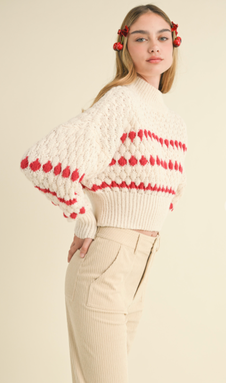 Bonnie Pop of Color Sweater