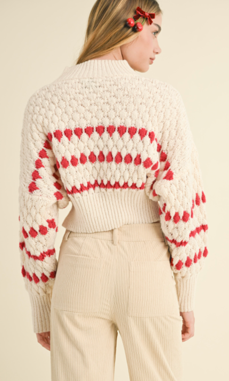 Bonnie Pop of Color Sweater