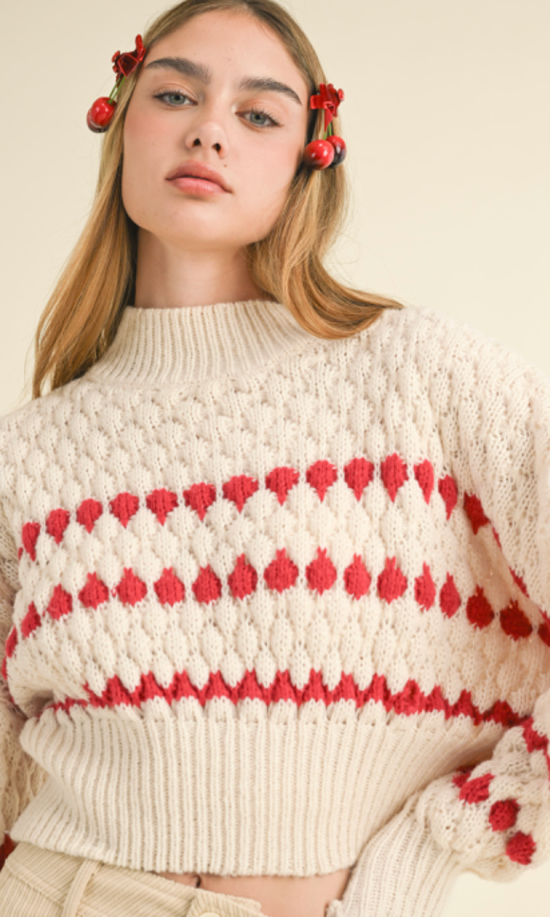 Bonnie Pop of Color Sweater