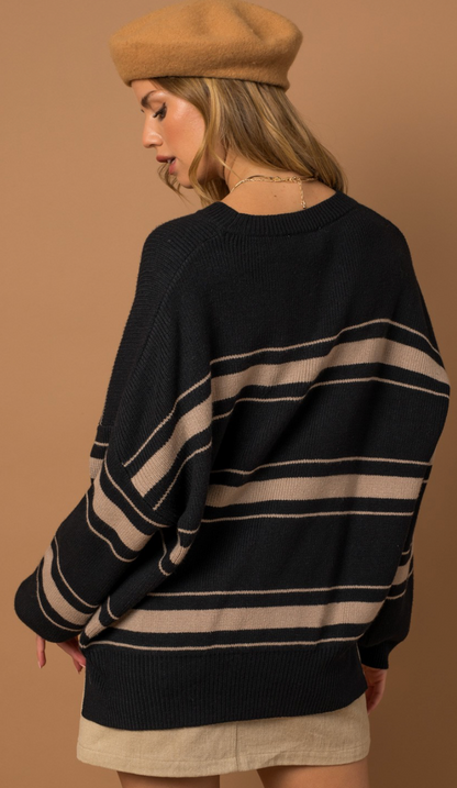 Through Thick & Thin Sweater Black