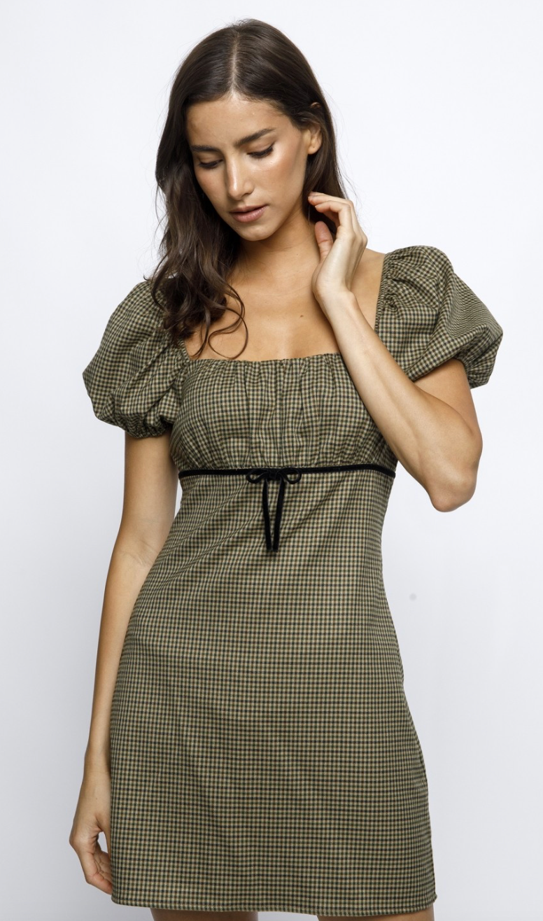 Blair Bow Plaid Dress