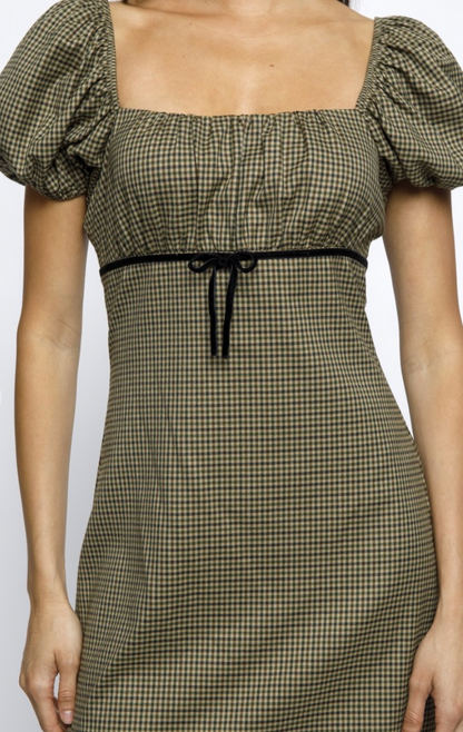 Blair Bow Plaid Dress