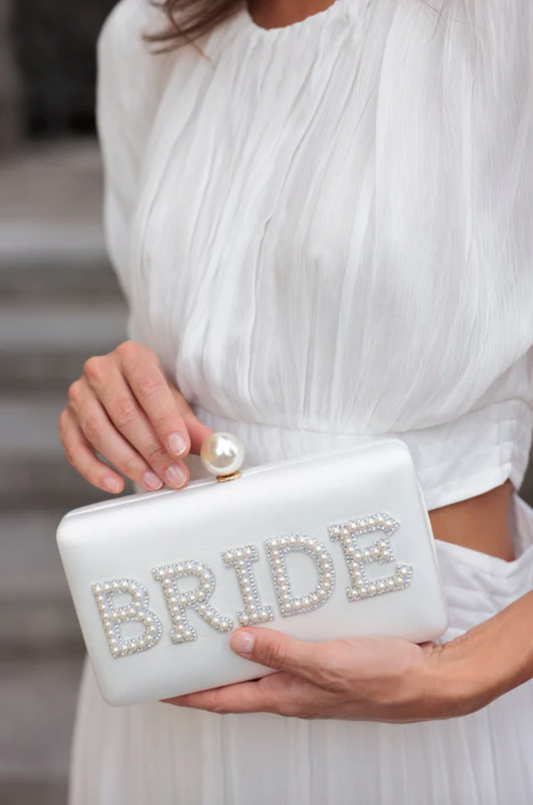 Pearl Bride Clutch