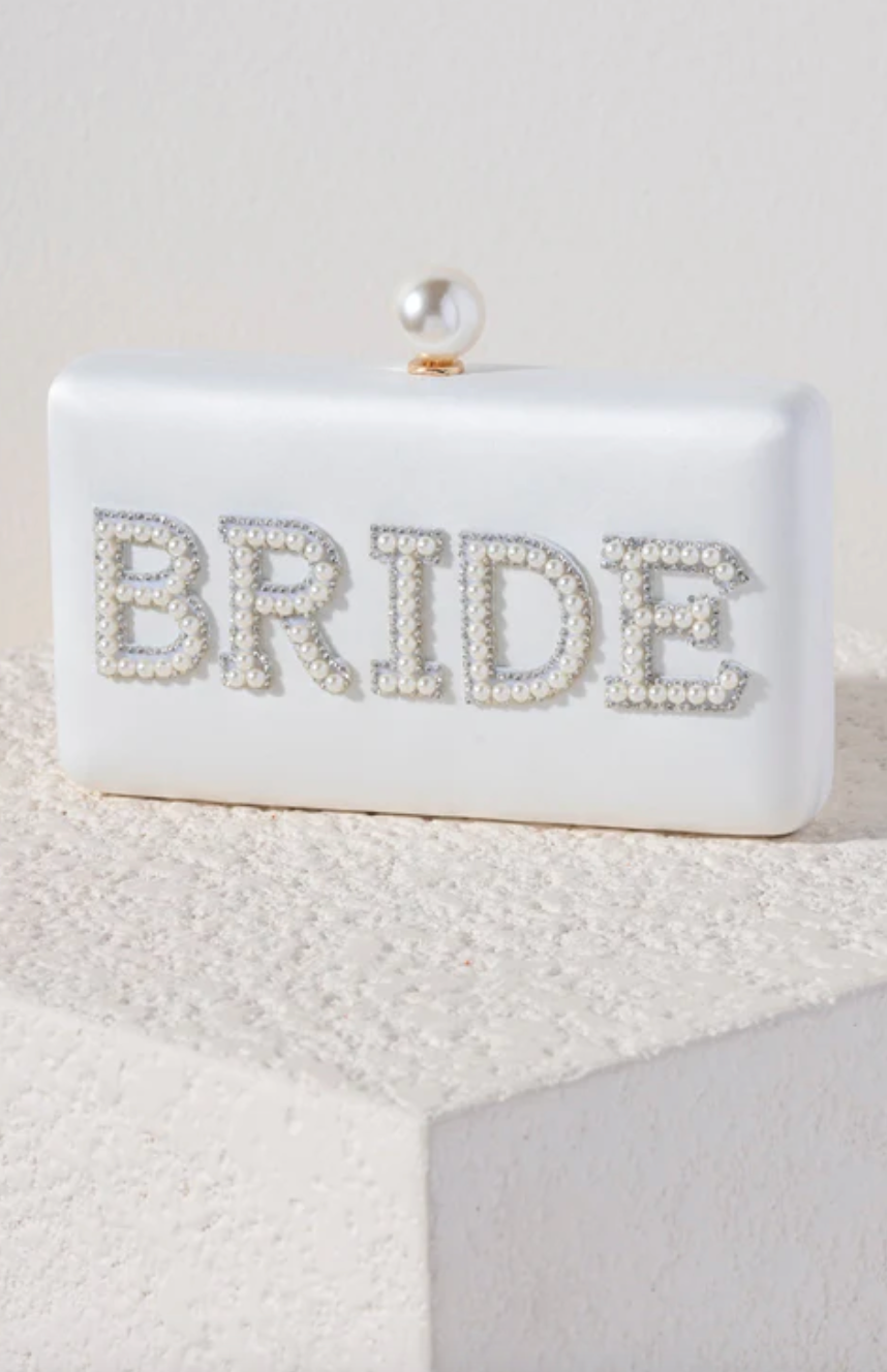 Pearl Bride Clutch