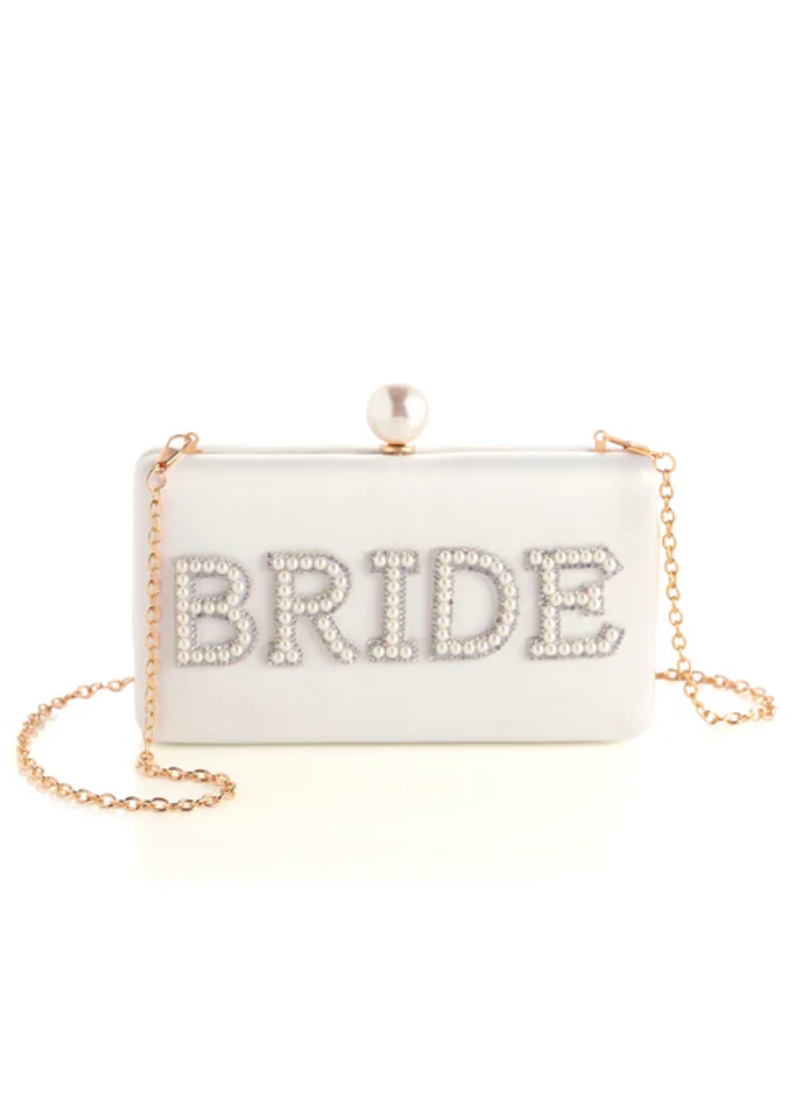 Pearl Bride Clutch