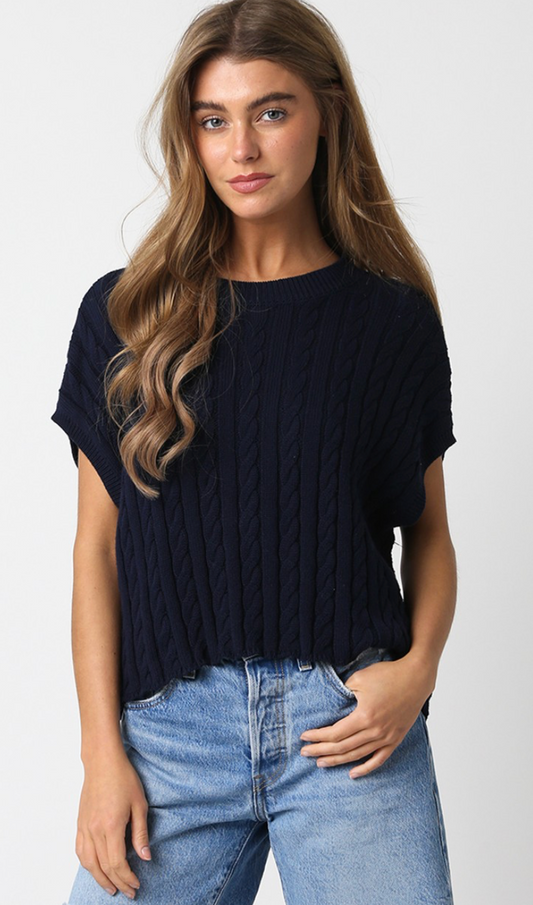 Eliana Sweater Top Black