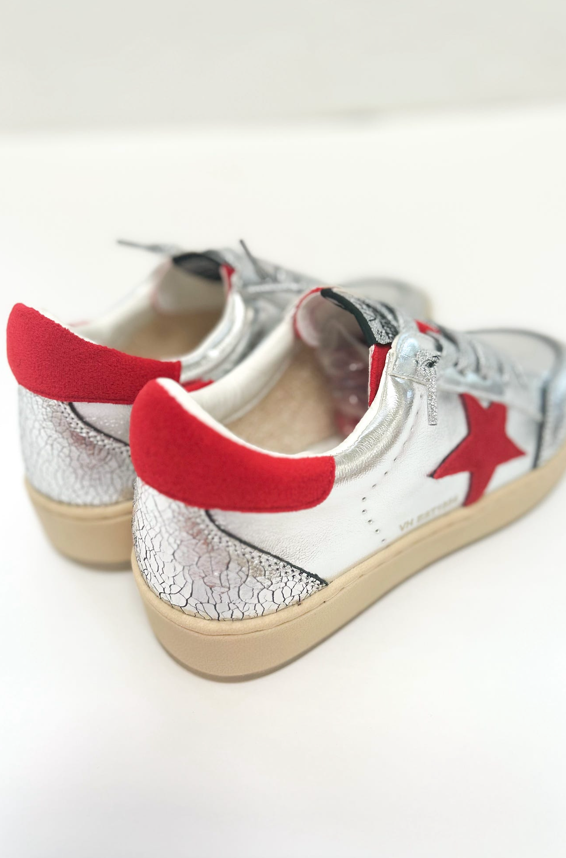 Vintage Havana Denisse Silver/Red Pop Sneakers