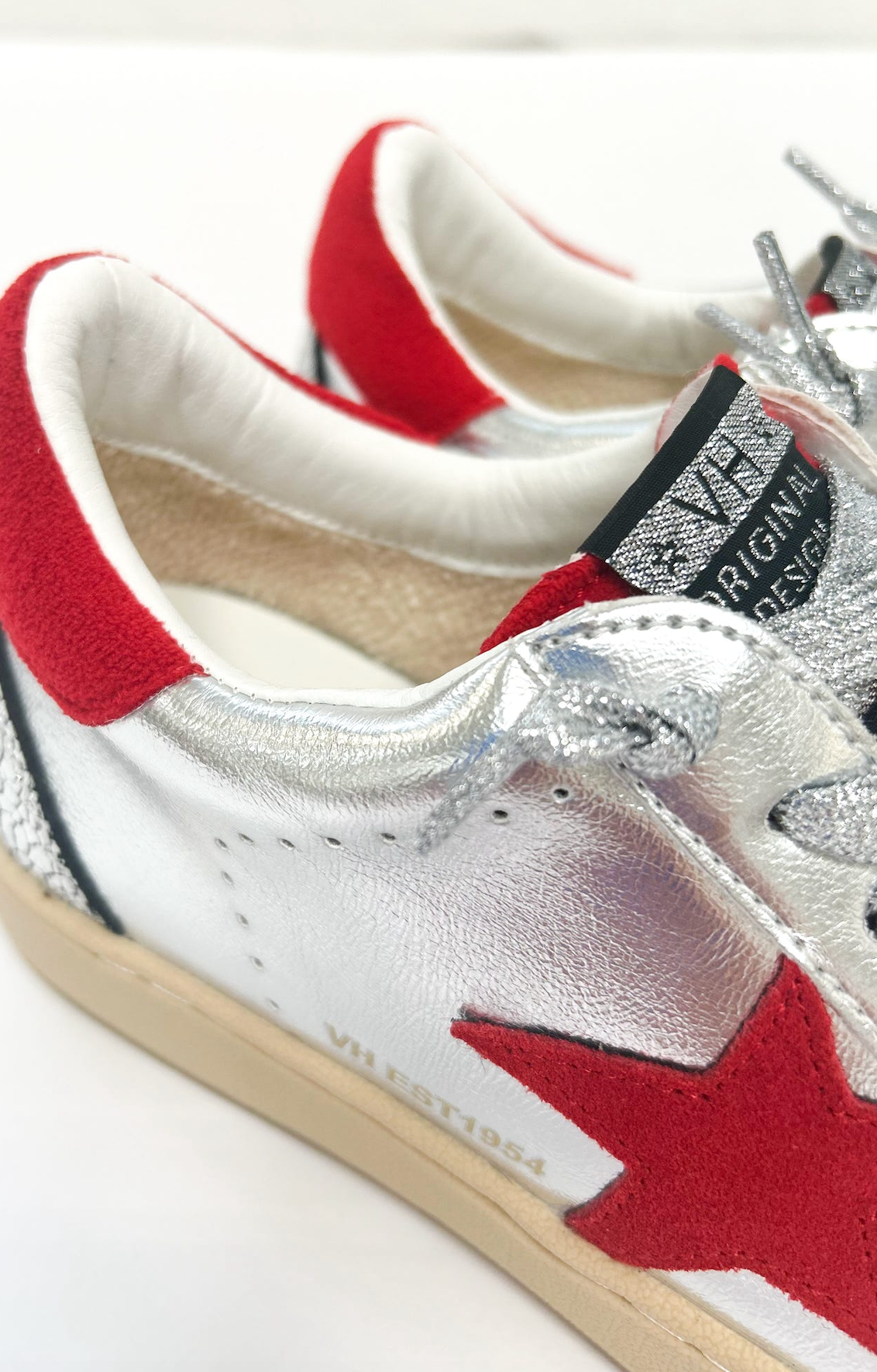 Vintage Havana Denisse Silver/Red Pop Sneakers