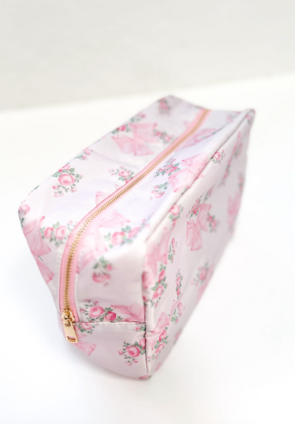 Farrah Floral Cosmetic Case