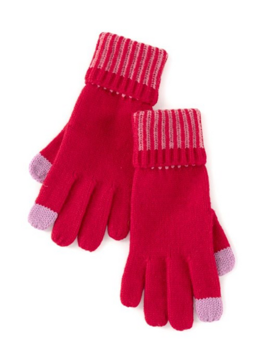 Christie Touchscreen Gloves Red