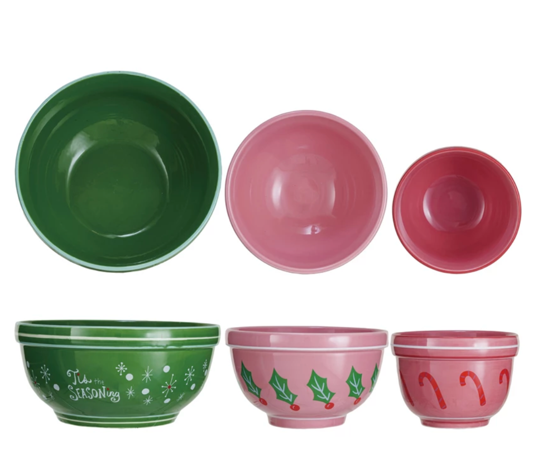 Holiday Nesting Bowls (set of 3)