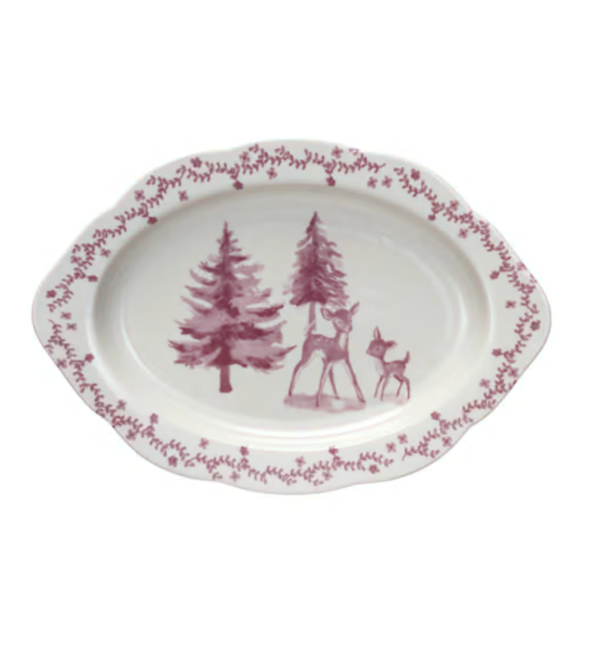 Vintage Christmas Platter