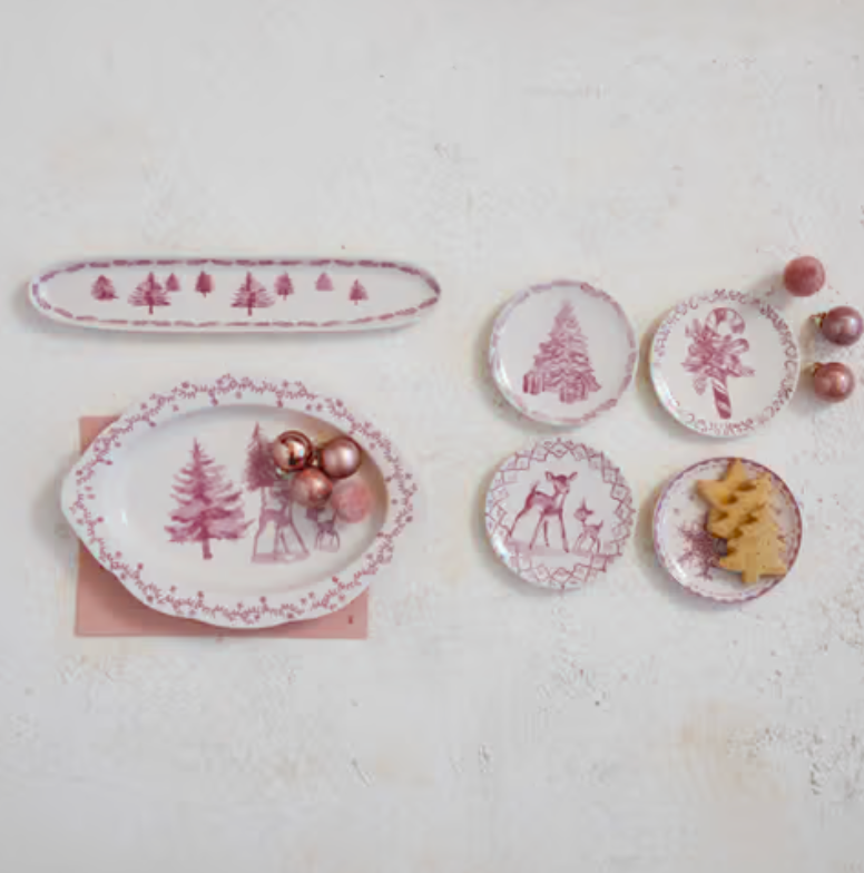 Vintage Christmas Platter