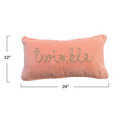 Twinkle Velvet Pillow