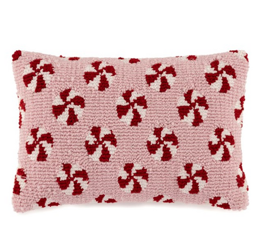 Pink Peppermint Pillow