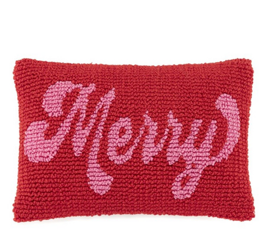 Red Merry Pillow