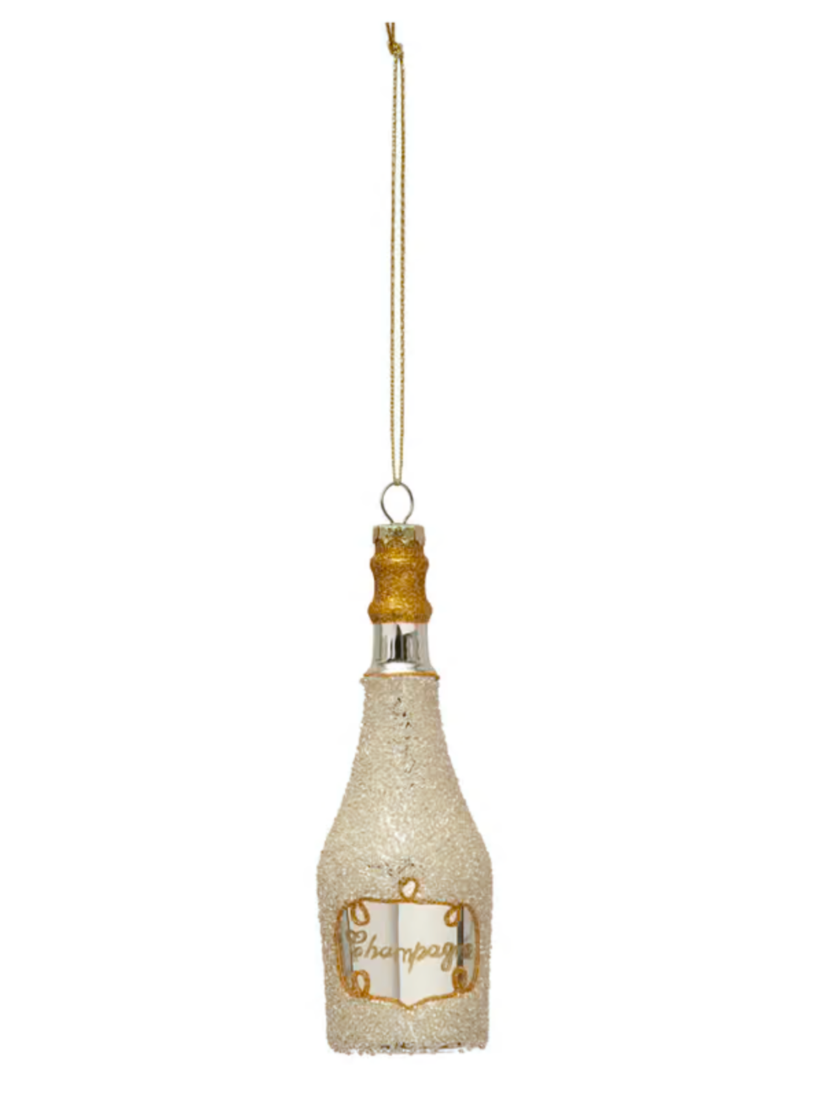 Champagne Bottle Ornament