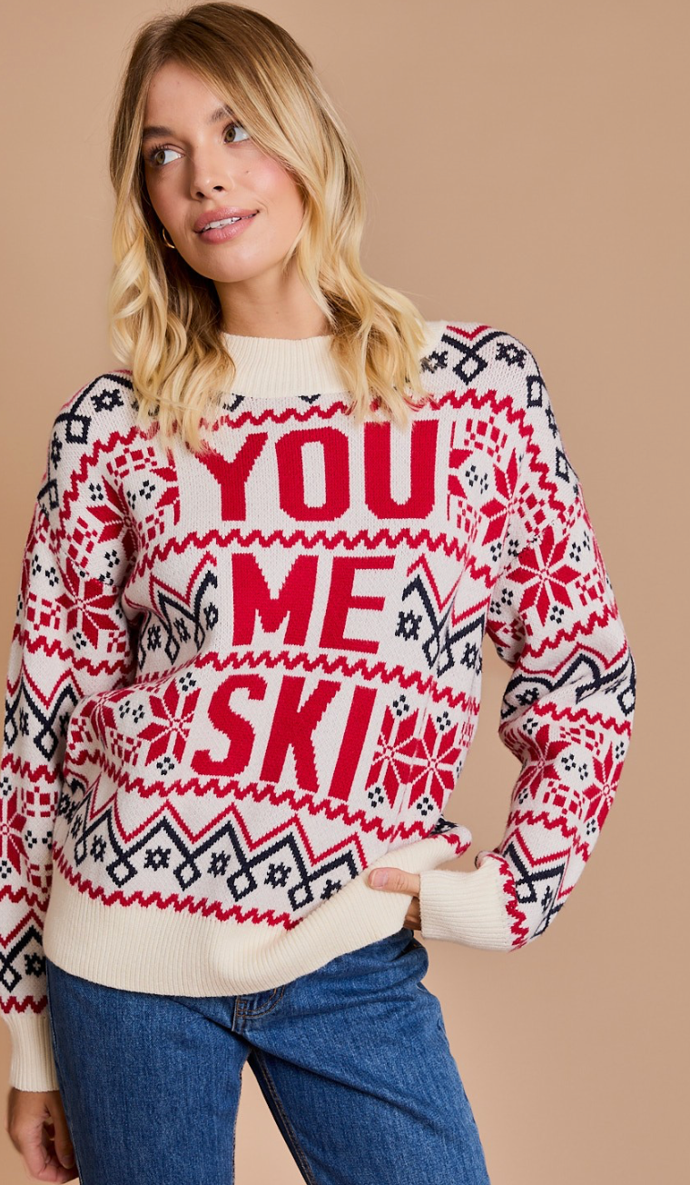 You Me Ski Holiday Sweater