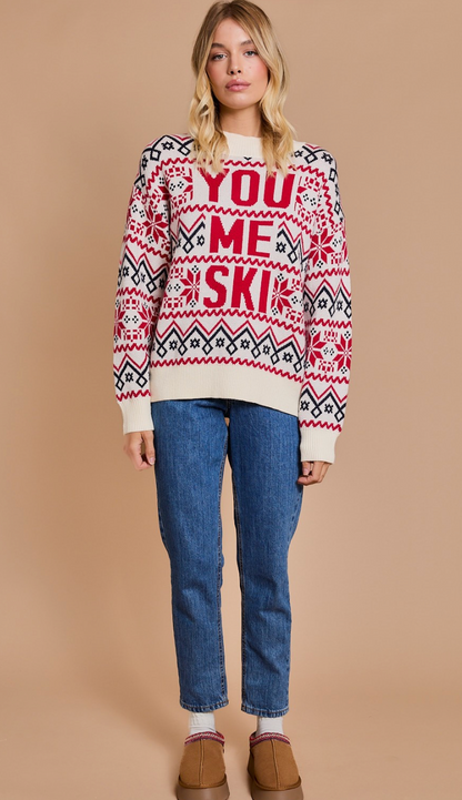 You Me Ski Holiday Sweater