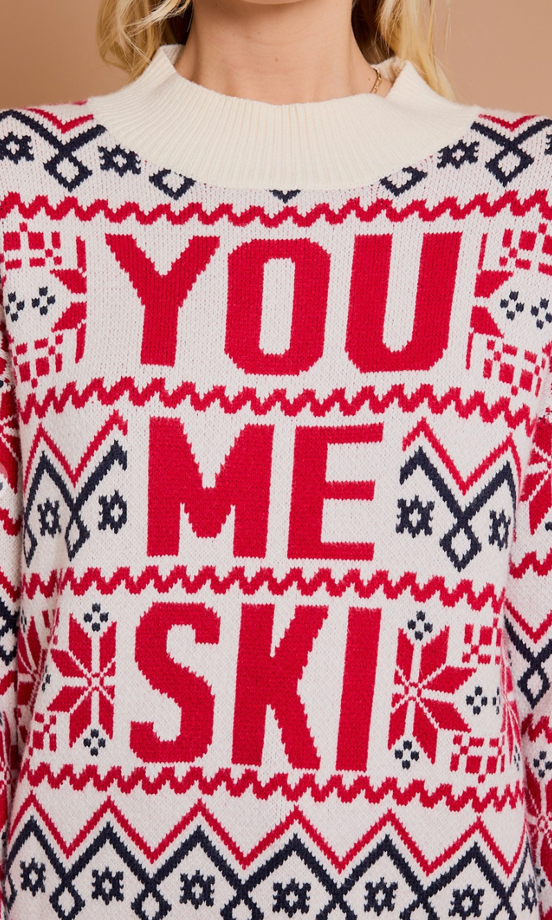 You Me Ski Holiday Sweater