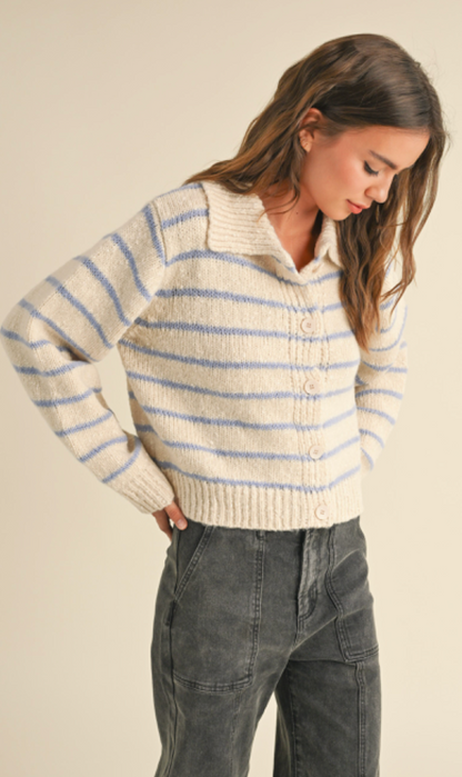 Hailey Stripe Cardigan