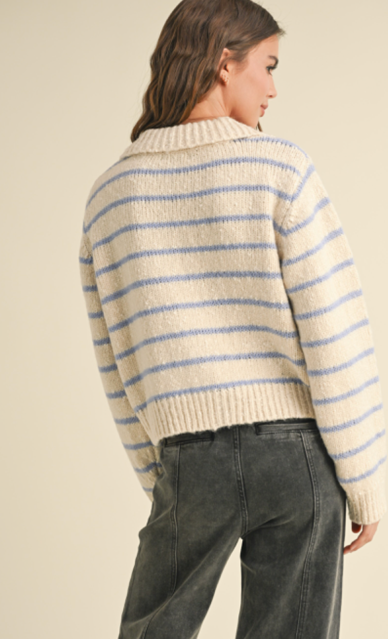 Hailey Stripe Cardigan