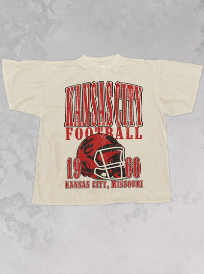 KC Football Oversized T-shirt Oat