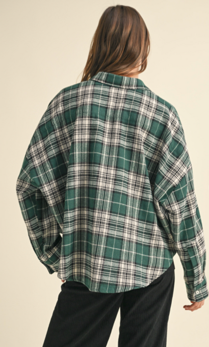 Green Flannel Shirt