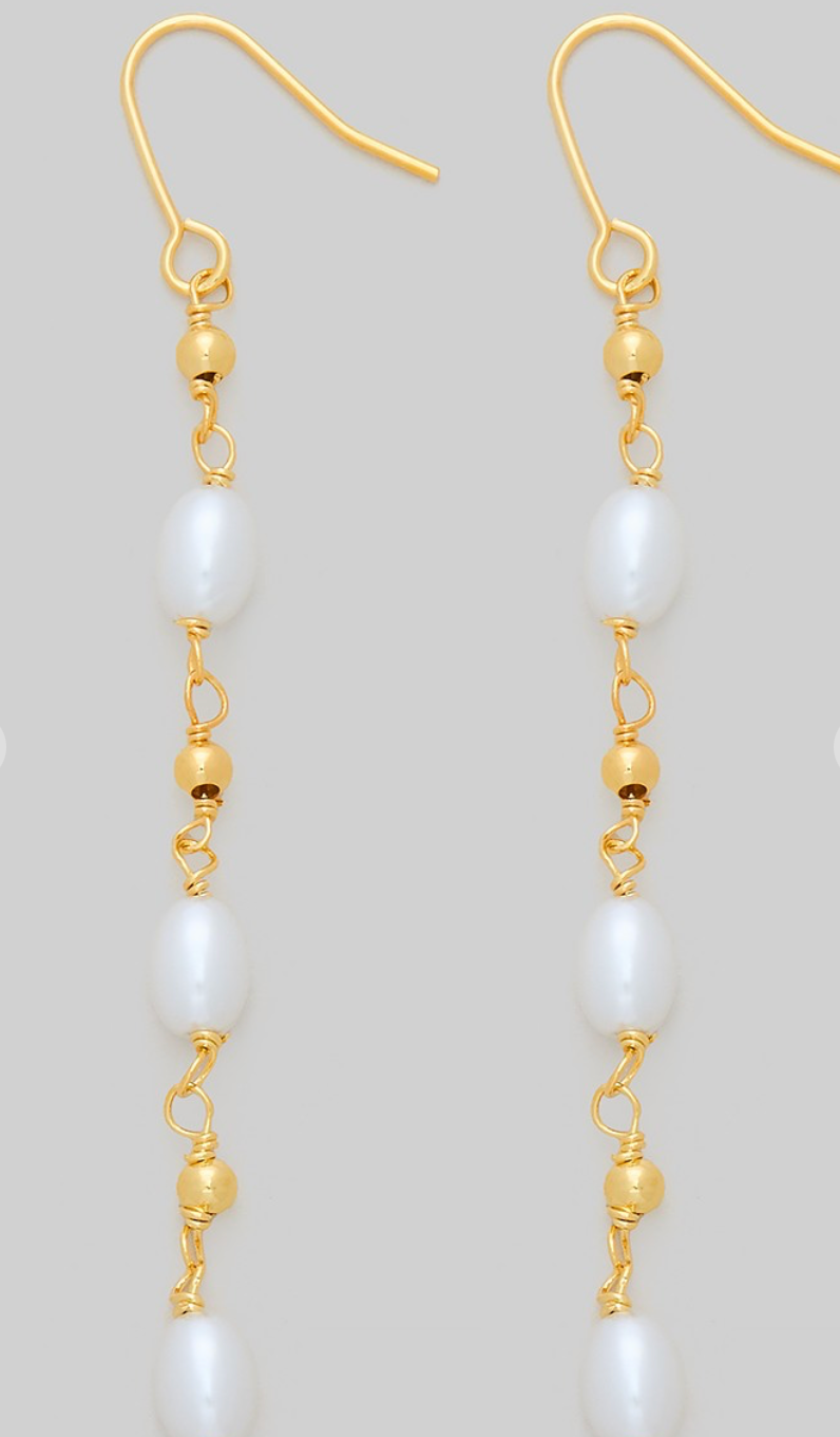 Pearl Dangle Earrings