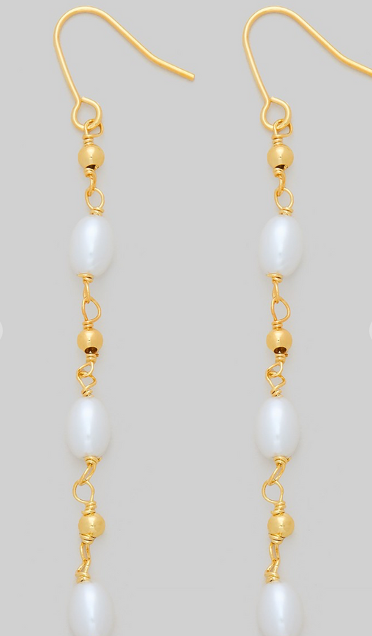 Pearl Dangle Earrings