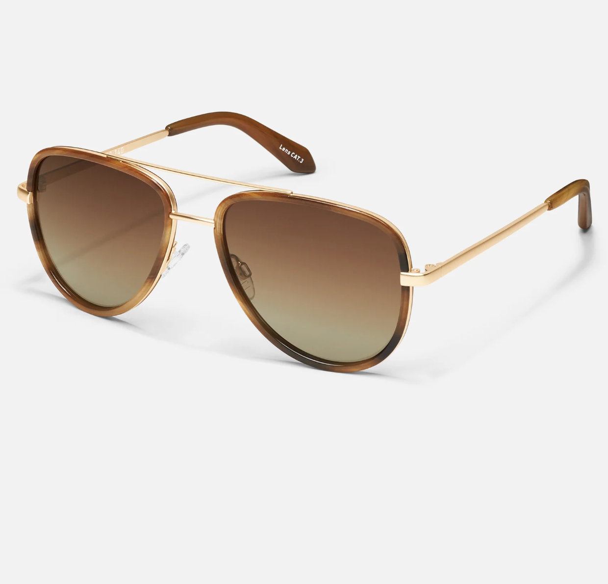 All In Mini Sunglasses - Tort/Brown