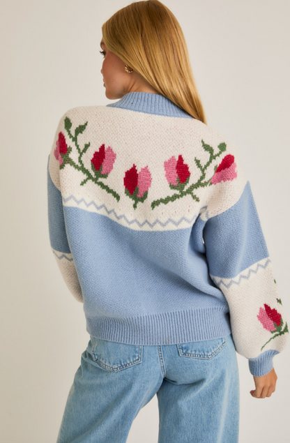 Tulips Sweater Jacket