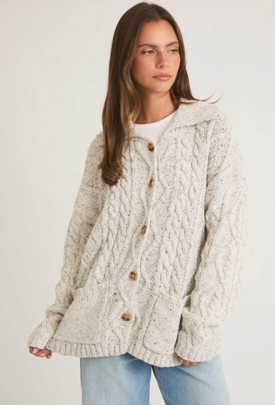 Cozy Cable Knit Cardigan